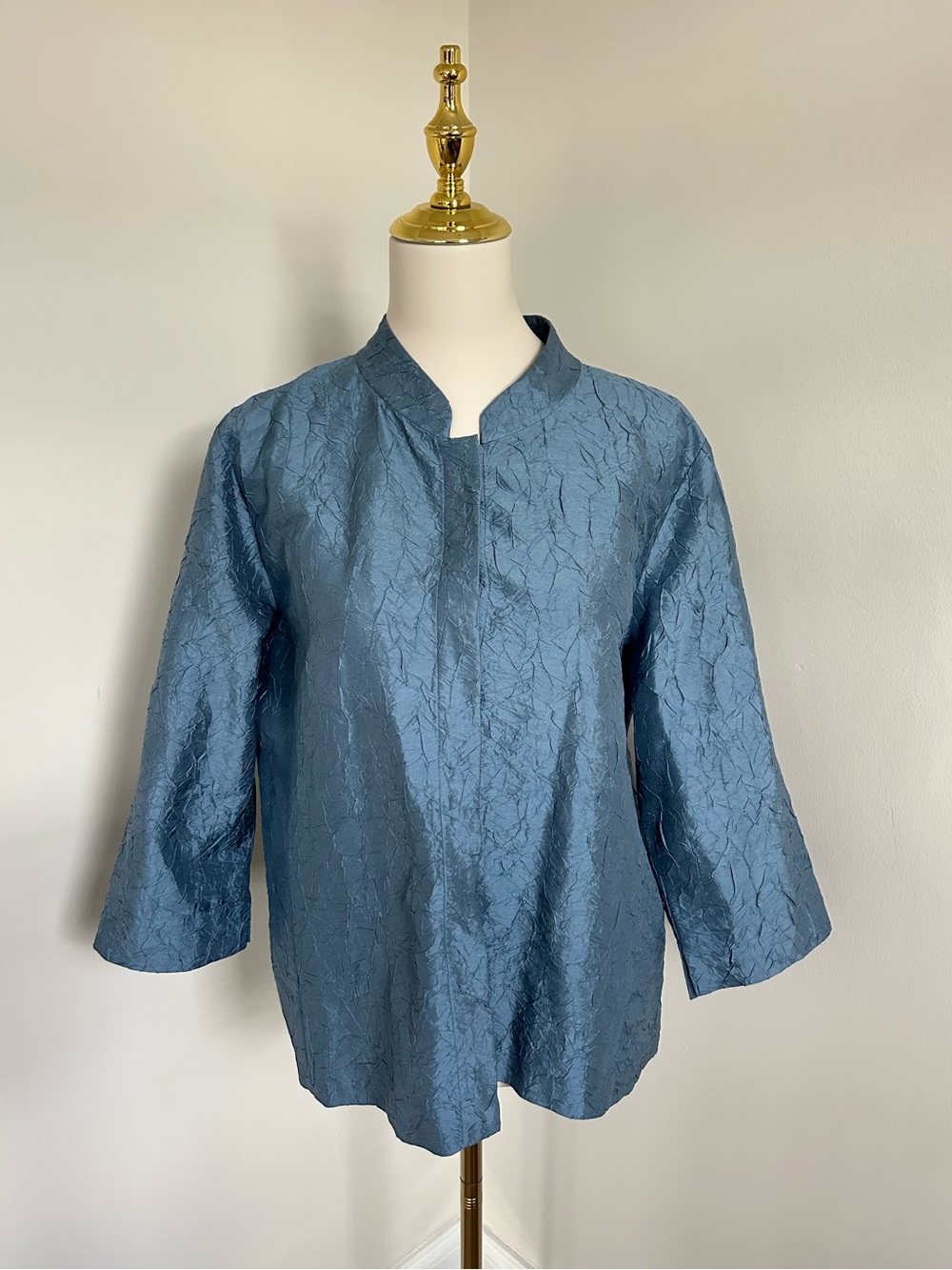 Eileen Fisher Textured Silk Blouse